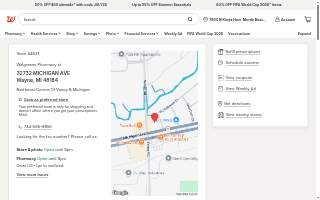 Walgreens Pharmacy of Wayne website