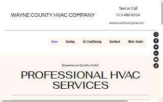 Wayne County HVAC LLC website