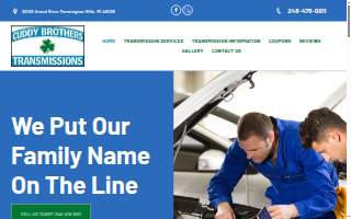 Cuddy Brothers Transmission website
