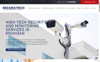 Securatech of West Bloomfield website