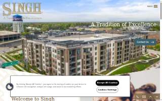 Singh Management website