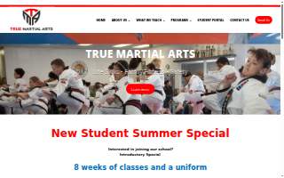 True Martial Arts website