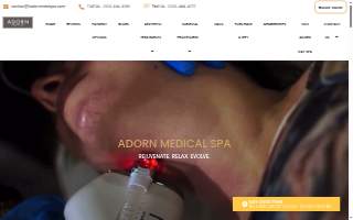 Adorn Medical Spa of Westland website