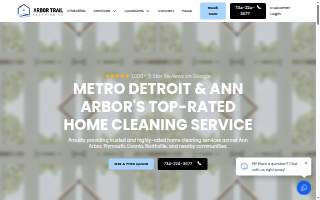 Arbor Trail Cleaning Co website