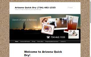Arizona Quick Dry / MCD Cleaning Services of Westland website