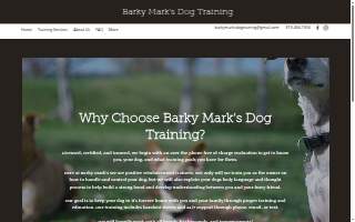 Barky Mark's Dog Training of Westland website