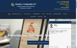 Charles J Schneider PC website