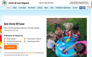Circle of Love Daycare, LLC website
