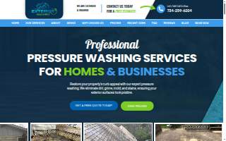 Exterior Wash Pro website