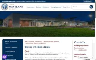 Home Certification Inspection website