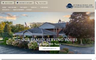 Uht Funeral Home of Westland website
