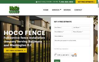 Upright Fence of Westland website