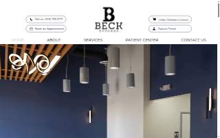Beck Eyecare website