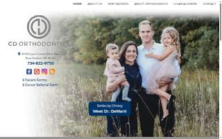 CD Orthodontics website