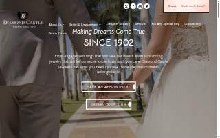 Diamond Castle Jewelers website