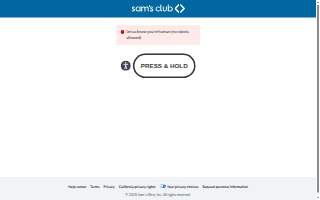 Sam's Club of Manchester website