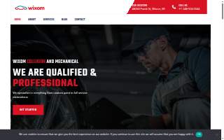 Wixom Collision and Mechanical website