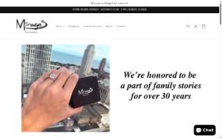 Mirage Fine Jewelers of Woodhaven website
