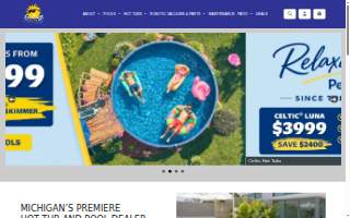 Sunny's Pools & More Flat Rock website