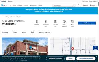 AT&T Store of Wyandotte website