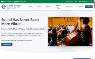 George Iwanow Hearing Aid Centers of Wyandotte website