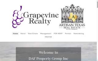 Grapevine Realty website