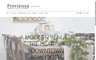 Provisions Wyandotte website