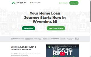 Churchill Mortgage - Wyoming website