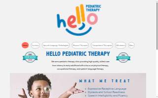 Hello Pediatric Therapy of Wyoming website