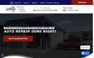Heritage Service Centre of Wyoming website