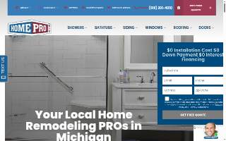 Home Pro MI of Wyoming website