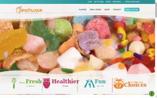 Peachwave Frozen Yogurt & Gelato website