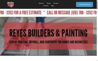 Reyes Builders & Painting, LLC. website