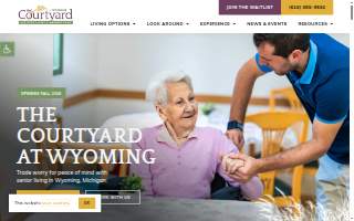 The Courtyard at Wyoming website