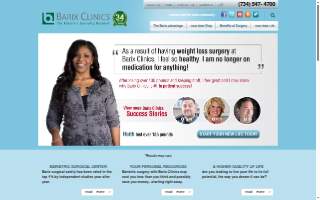 Barix Clinics of Michigan website