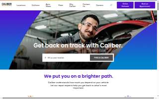 Caliber Collision of Ypsilanti website