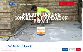 CLI Concrete Leveling website