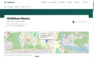 HG Wellness Warriors website