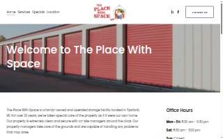 The Place With Space website