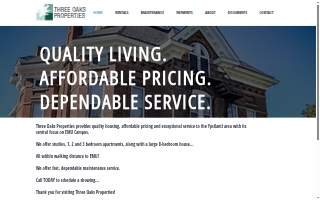 Three Oaks Properties website