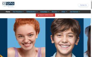 Alpha Orthodontics - Albert Lea website