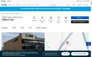 AT&T Store of Albert Lea website