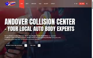 Andover Collision Center website