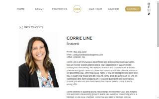 Corrie Line Homes and Design - Realty One Group Choice website