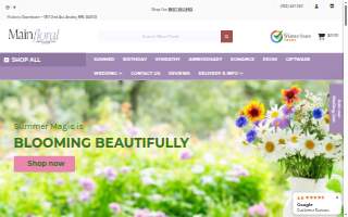 Main Floral of Andover website
