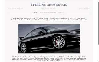 Sterling Auto Detail of Andover website