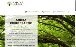 Anoka Chiropractic website