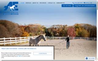 Anoka Equine Veterinary Services website