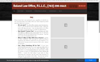 Baland Law Office, P.L.L.C. website