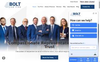 Bolt Law Firm website